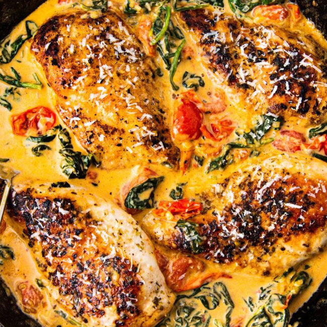 Kremalı Toskana Tavuğu