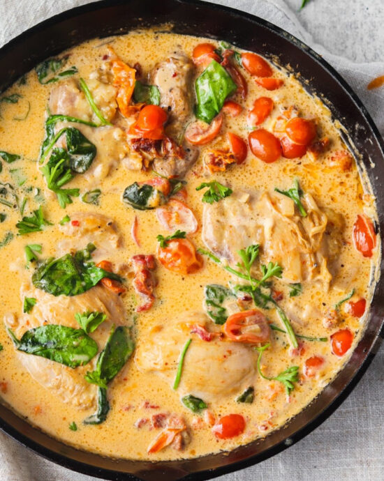 Kremalı Toskana Tavuğu