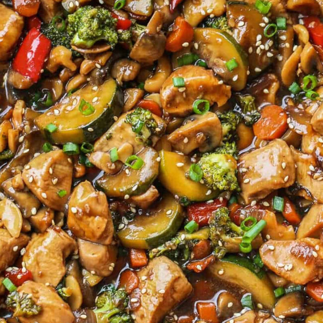 Tavuk ve Sebzeli Sote Tarifi Stir Fry