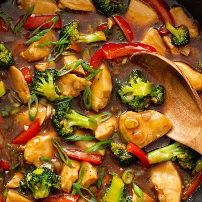 Tavuk ve Sebzeli Sote Tarifi Stir Fry